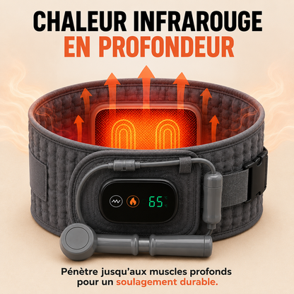 ceinture lombaire chauffante infrarouge