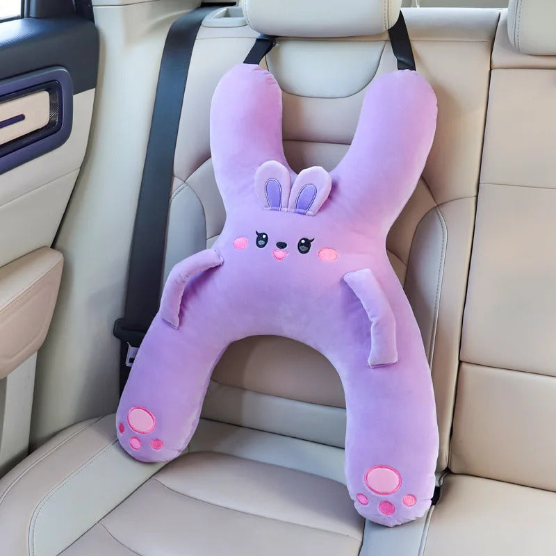 Oreiller voyage enfant violet