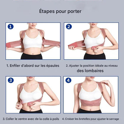 Correcteur de posture dos | Confort Naturel