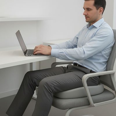 Coussin ergonomique chaise 