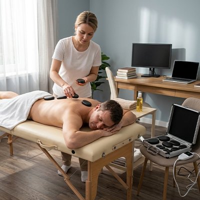 Pierre chaude massage 